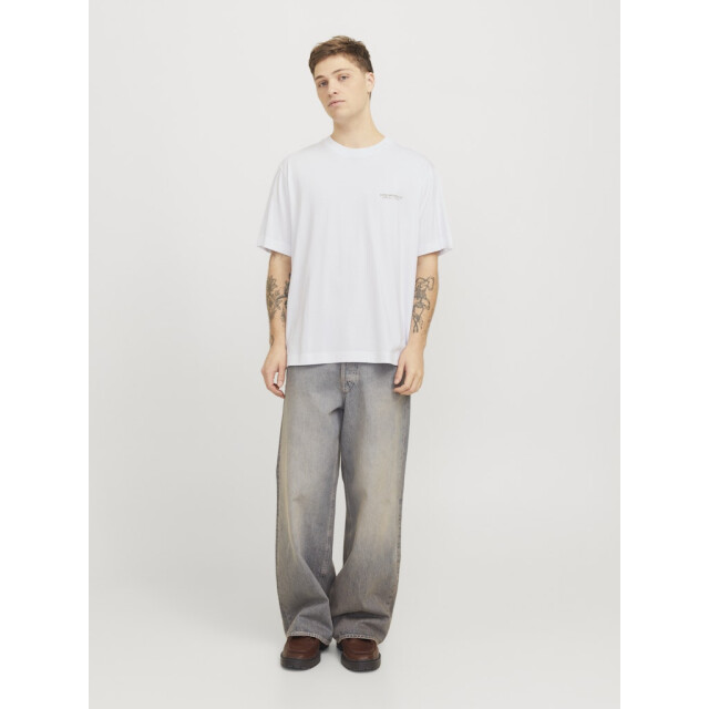 Jack & Jones jorislington type tee ss crew neck 12273640 bright white 05011.100.0187 large