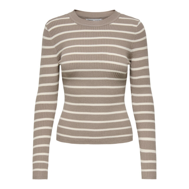 Only onllouisa l/s pullover knt nca 15344579 mocha meringue 06712.881.0160 large