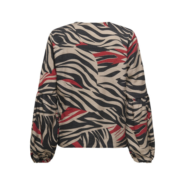 Jacqueline de Yong philippa l/s top wvn 15338391 bossa nova graphic zebra 06615.991.0079 large