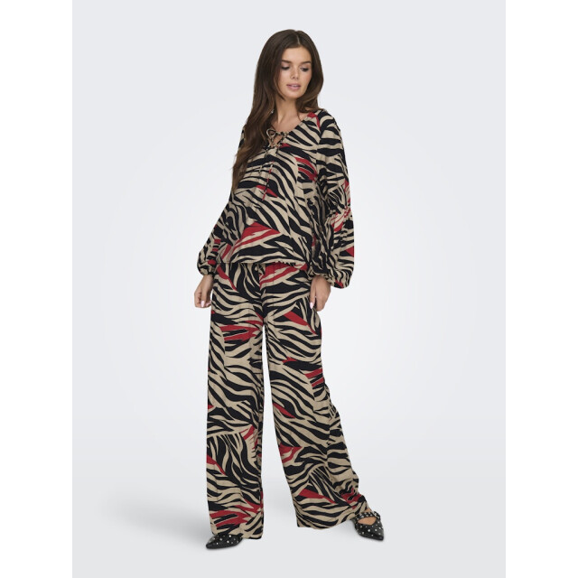 Jacqueline de Yong philippa l/s top wvn 15338391 bossa nova graphic zebra 06615.991.0079 large