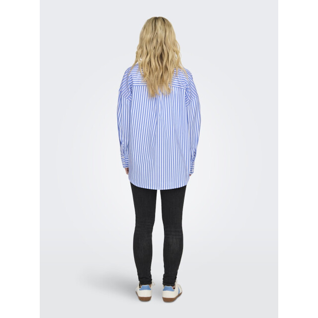 Jacqueline de Yong vesper l/s loose shirt wvn noos 15338857 cornflower blue 06615.198.0108 large