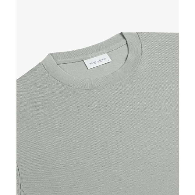 Profuomo pullover crew neck ls ppwj10001g z2 mid green 05711.369.0113 large