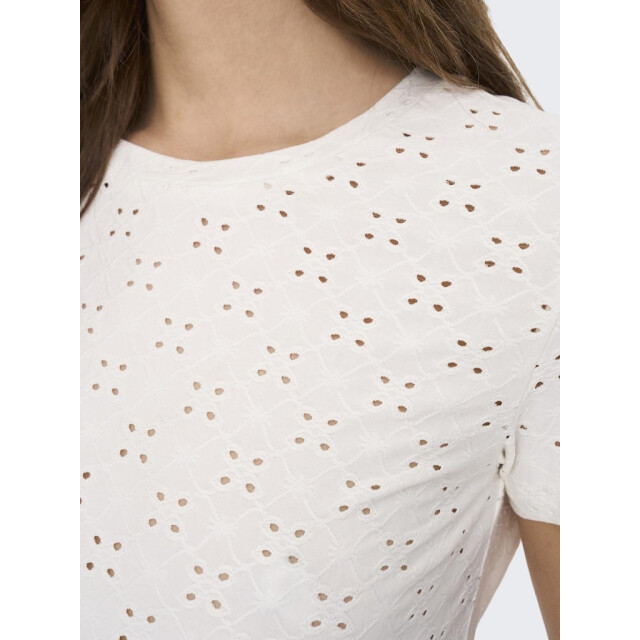 Jacqueline de Yong cathinka s/s tag top jrs noos 15158450 cloud dancer 06011.198.0145 large