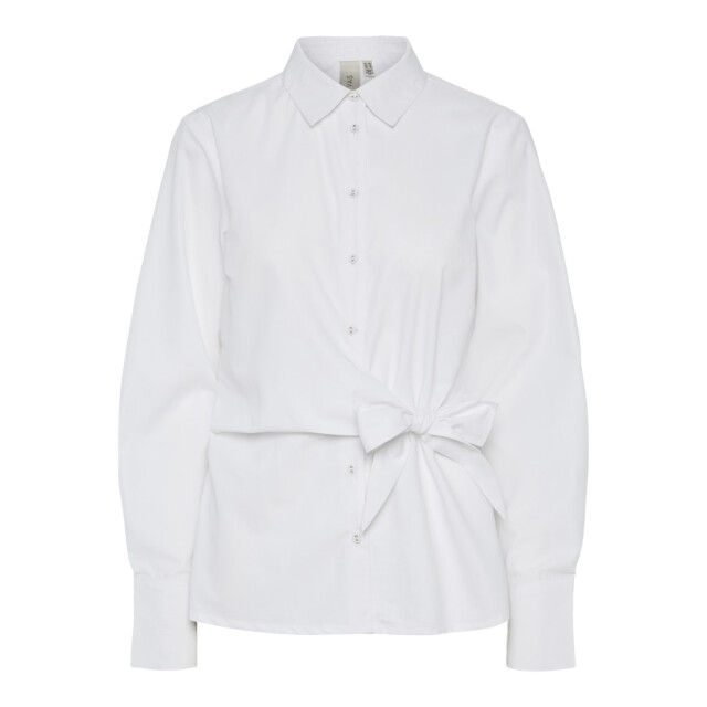 Y.A.S yasestima ls tie shirt 26036314 star white 06615.100.0018 large