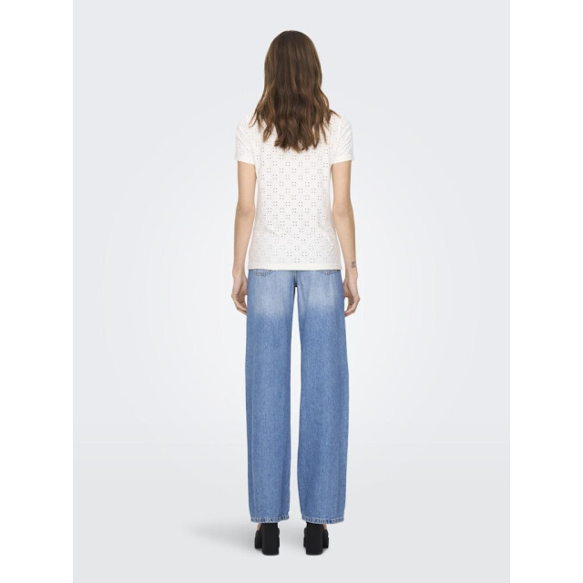 Jacqueline de Yong cathinka s/s tag top jrs noos 15158450 cloud dancer 06011.198.0145 large