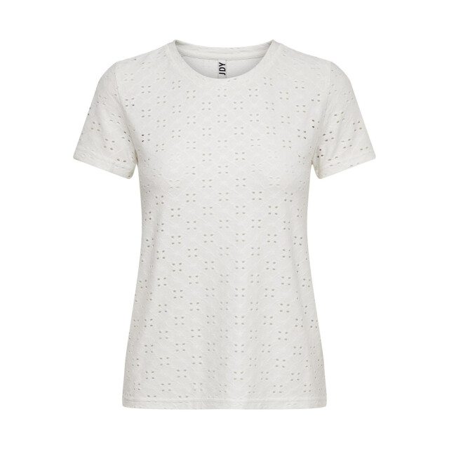 Jacqueline de Yong cathinka s/s tag top jrs noos 15158450 cloud dancer 06011.198.0145 large