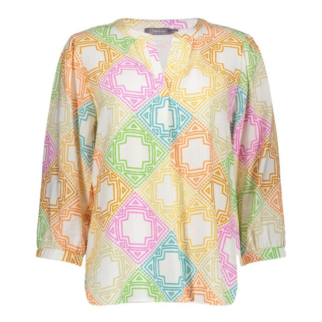 Geisha top 53263-20 530 green/pink 06012.340.0004 large