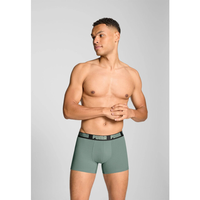Puma Everyday boxer 2-pack 701226387 030 dark sage/ 701226387 030DarkSageBlack large