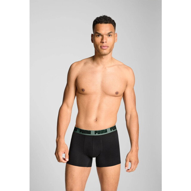 Puma Everyday boxer 2-pack 701226387 030 dark sage/ 701226387 030DarkSageBlack large