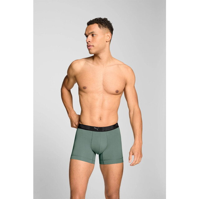 Puma Sport boxer 2-pack dark sage/ 701210961 012 DarkSage/Black large