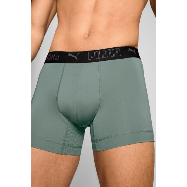 Puma Sport boxer 2-pack dark sage/ 701210961 012 DarkSage/Black large