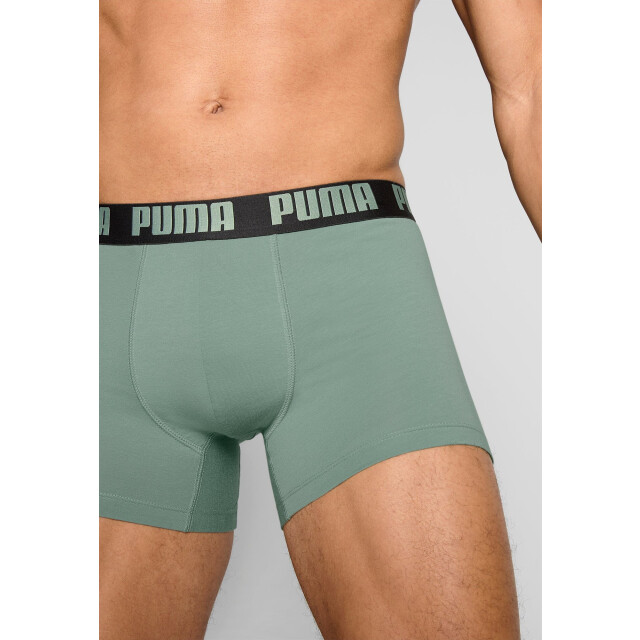 Puma Everyday boxer 2-pack 701226387 030 dark sage/ 701226387 030DarkSageBlack large