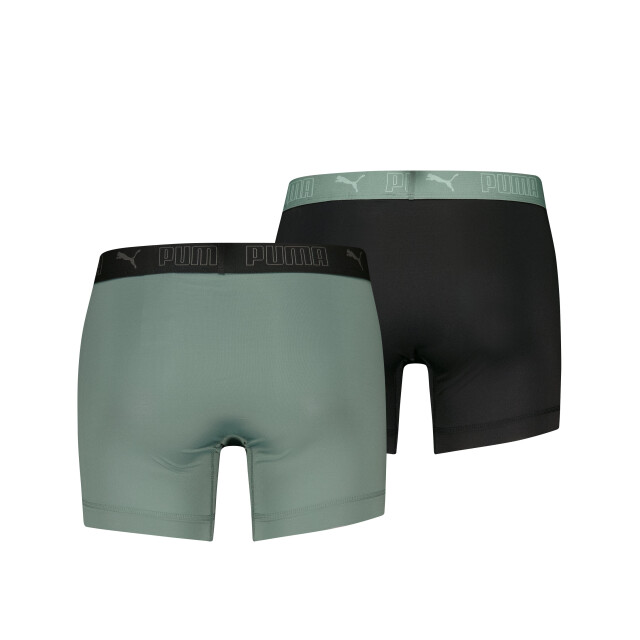 Puma Sport boxer 2-pack dark sage/ 701210961 012 DarkSage/Black large