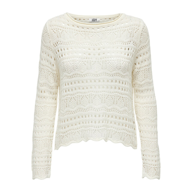 Jacqueline de Yong sun lay l/s boatneck pullov. knt 15287384 eggnog 06712.198.0224 large
