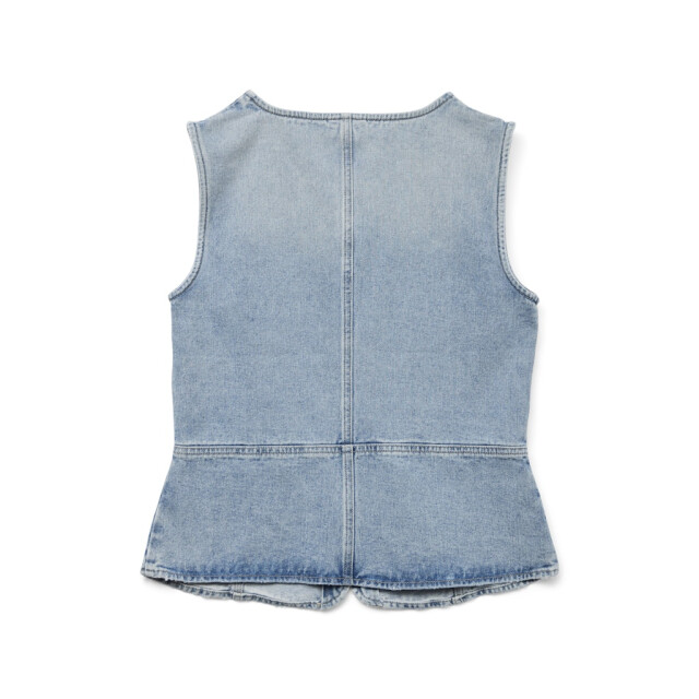 Vero Moda vmsiola sl waistcoat si311 10326329 light blue denim 06226.260.0147 large