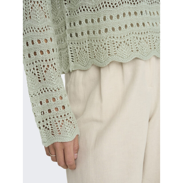 Jacqueline de Yong sun lay l/s boatneck pullov. knt 15287384 desert sage 06712.369.0116 large