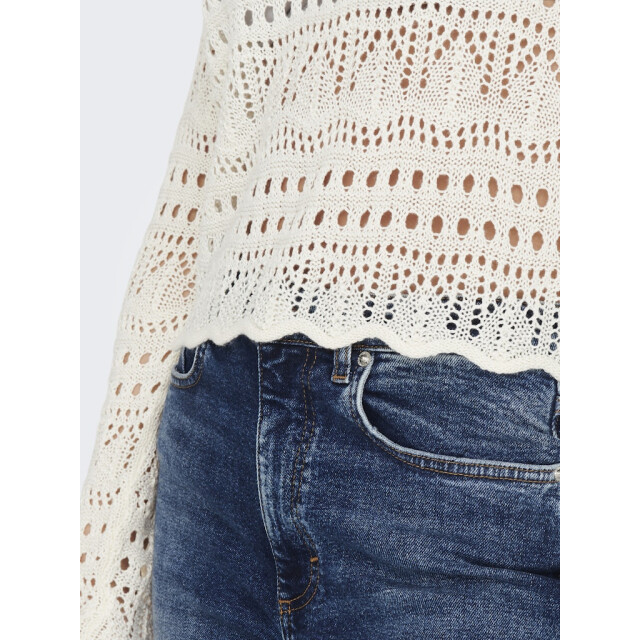 Jacqueline de Yong sun lay l/s boatneck pullov. knt 15287384 eggnog 06712.198.0224 large