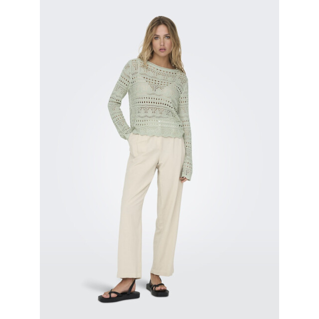 Jacqueline de Yong sun lay l/s boatneck pullov. knt 15287384 desert sage 06712.369.0116 large