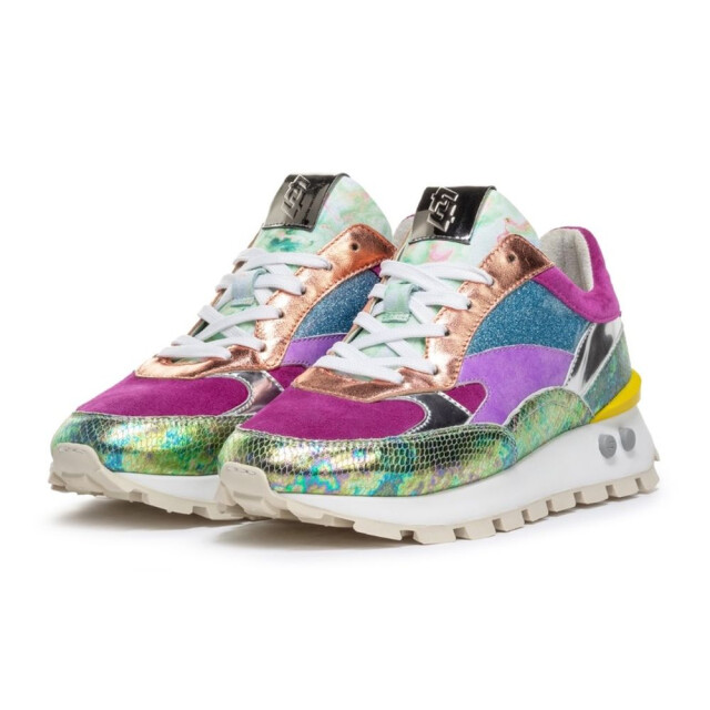 Floris van Bommel SFW-10098-59-01-Blokki 04.13 Veterschoenen Rood SFW-10098-59-01-Blokki 04.13 large