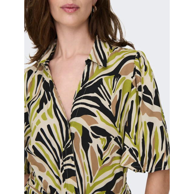 Jacqueline de Yong Nile life 2/4 maxi shirt dress 15341270 large