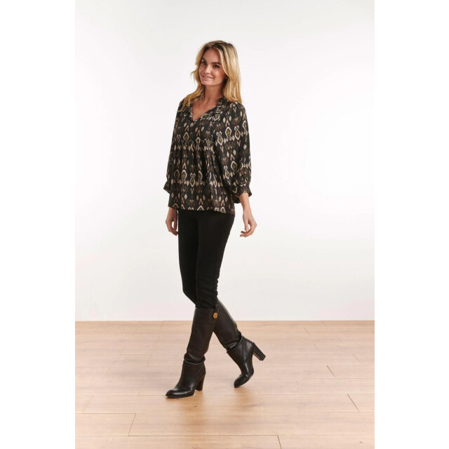 Smashed Lemon 22621 bohemian top aztec print 22621-999-720 large