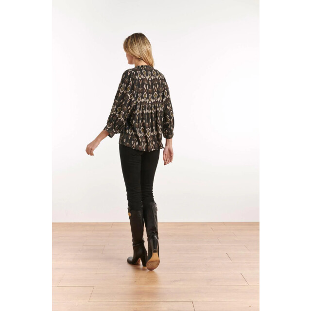 Smashed Lemon 22621 bohemian top aztec print 22621-999-720 large