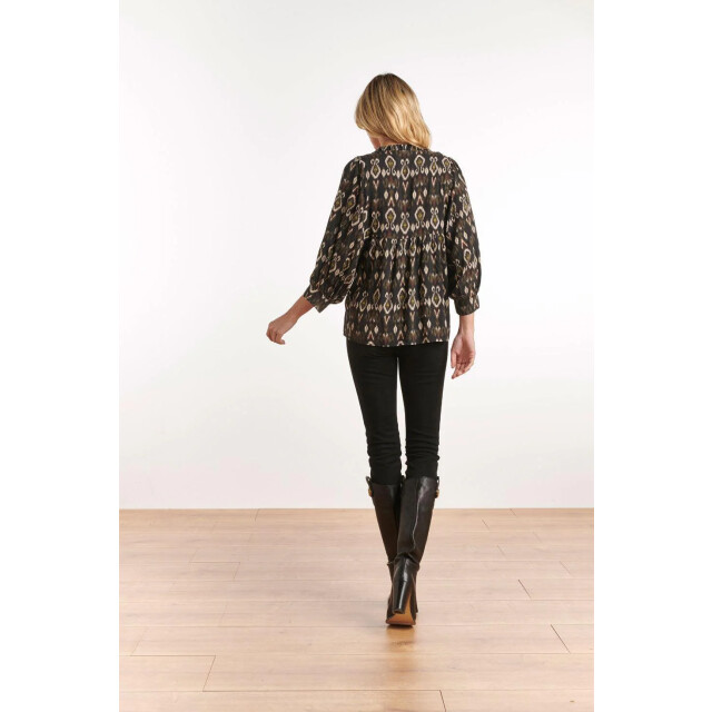 Smashed Lemon 22621 bohemian top aztec print 22621-999-720 large