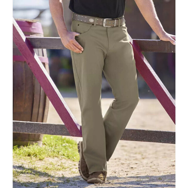 Atlas For Men Heren twill broek (set van 2) UTAF520_burgundytan large