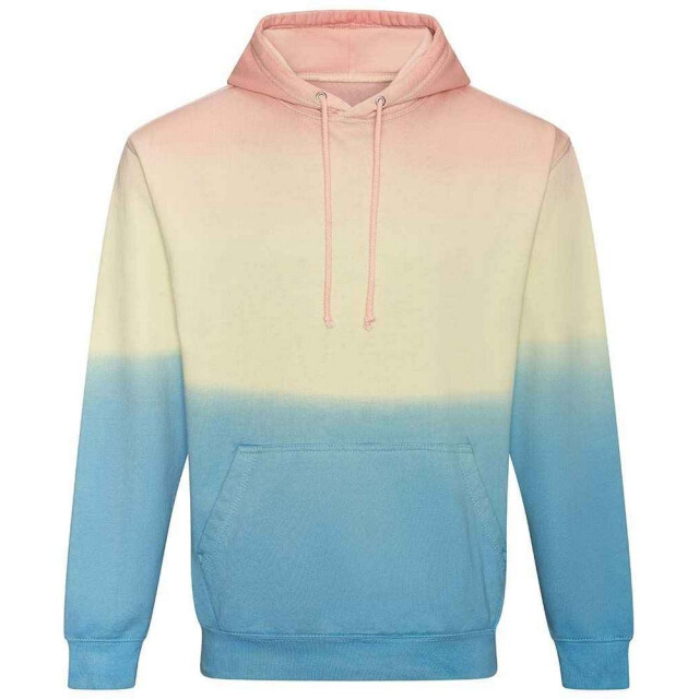 Awdis Uniseks tie dye hoodie voor volwassenen UTLT1728_pastelsunsetdip large