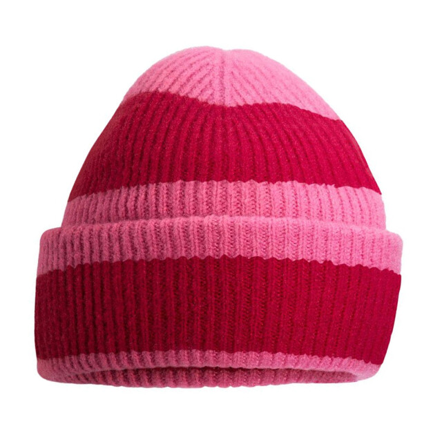 Beechfield Kleurblok muts UTLT1224_truepinkclassicred large