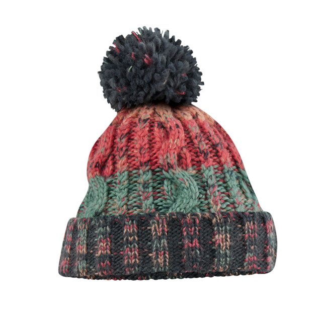 Beechfield Kurkentrekker pom pom muts UTLT1013_watermelonbreeze large