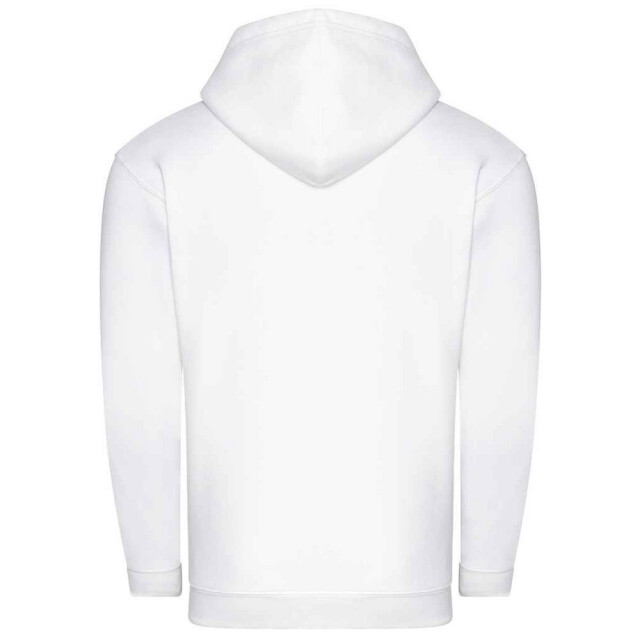 Awdis Unisex organic zip hoodie voor volwassenen UTLT1673_arcticwhite large