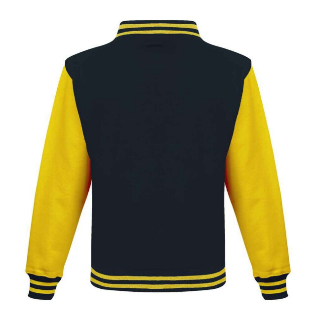 Awdis Varsity-jasje in polykatoen voor volwassenen UTLT1881_jetblacksunyellow large