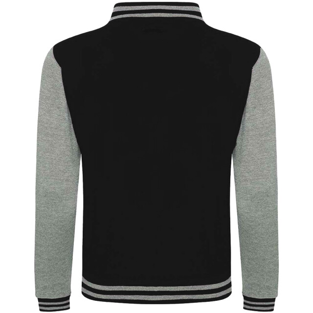 Awdis Varsity-jas voor volwassenen UTLT2112_jetblackheathergrey large