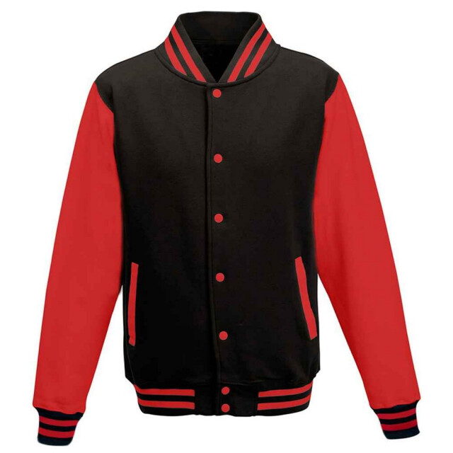 Awdis Varsity-jasje in polykatoen voor volwassenen UTLT1881_jetblackfirered large