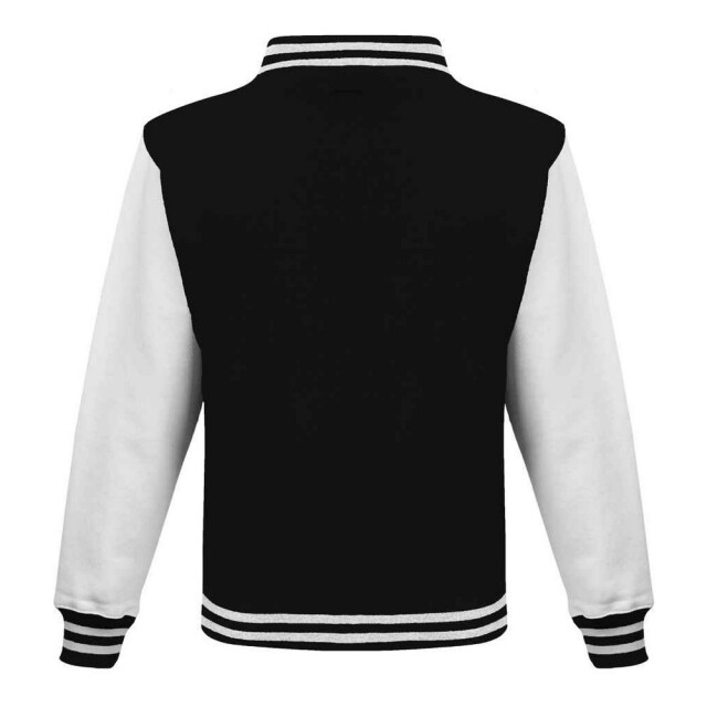 Awdis Varsity-jasje in polykatoen voor volwassenen UTLT1881_jetblackwhite large