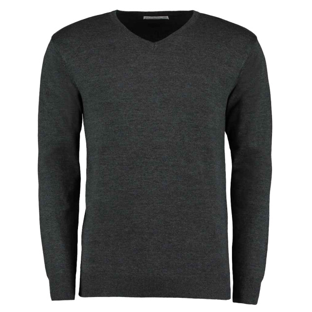 Kustom Kit Unisex arundel v neck regular sweatshirt voor volwassenen UTLT3514_graphitemelange large