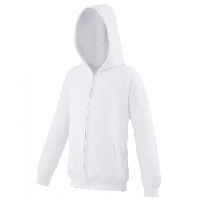 Awdis Kinder/kids hoodie met rits UTLT2844_arcticwhite large