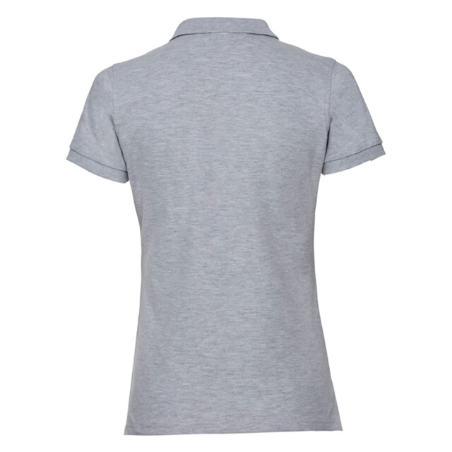 Russell Athletic Dames stretch fitted poloshirt UTLT4619_lightoxfordheather large