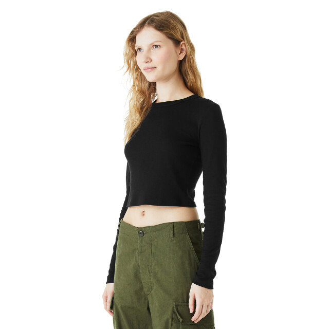 Bella + Canvas Dames baby micro-rib gewaadtop met lange mouwen UTLT2804_solidnaturalblend large