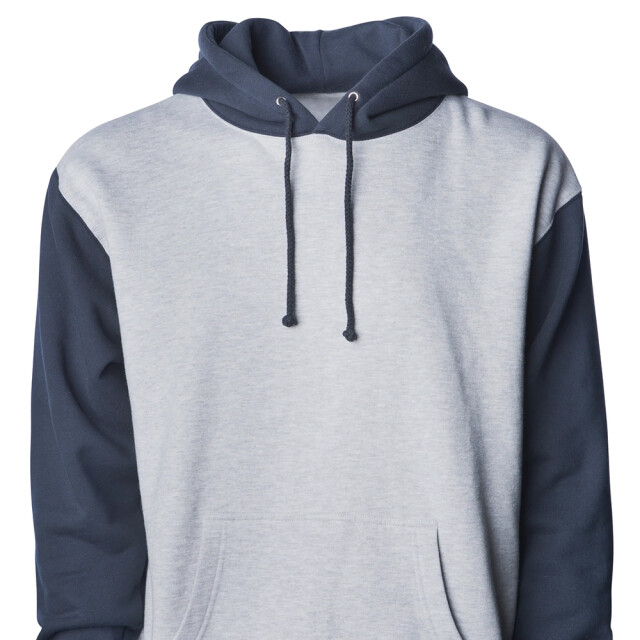 Independent Heren heather zwaargewicht pull over hoodie UTLT5570_greyheatherslateblue large