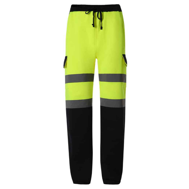 Yoko Heren hi-vis sweatbroek UTLT5061_hivisyellownavy large