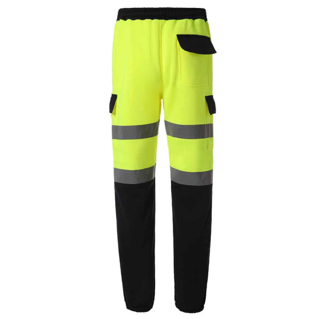 Yoko Heren hi-vis sweatbroek UTLT5061_hivisyellownavy large