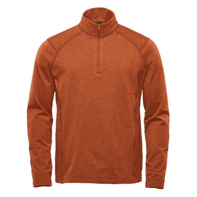 Stormtech Heren treeline performance quarter zip sweatshirt UTLT5154_rustheather large