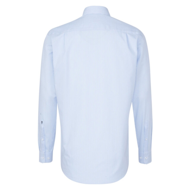 Seidensticker Geruit herenoverhemd met lange mouwen UTLT5979_lightbluewhite large