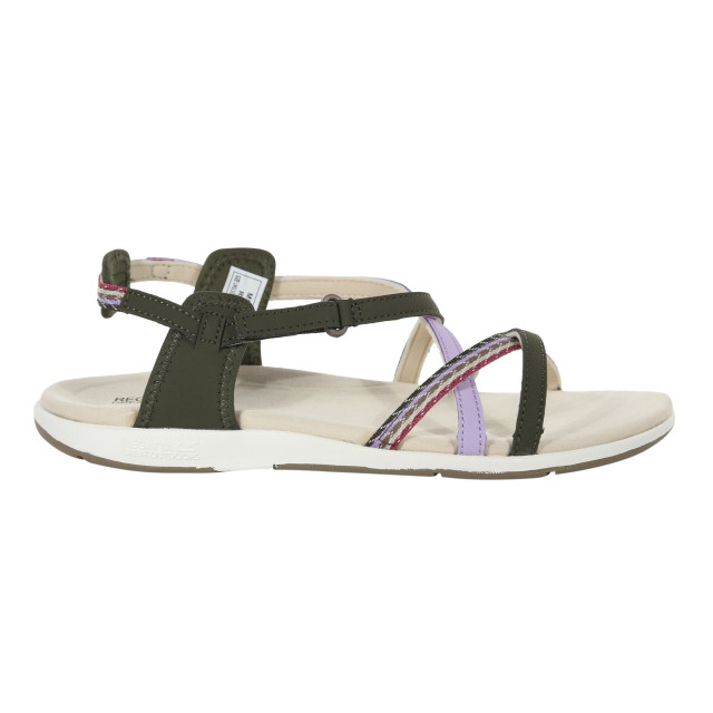 Regatta Dames santa roma criss-cross sandalen UTRG7546_grapelightvanilla large