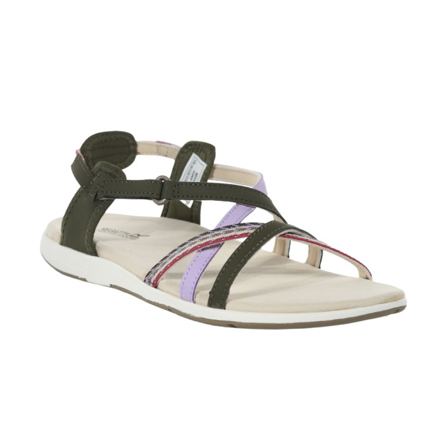 Regatta Dames santa roma criss-cross sandalen UTRG7546_grapelightvanilla large