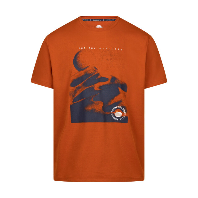 Trespass Heren sagnay t-shirt UTTP6559_burntorange large