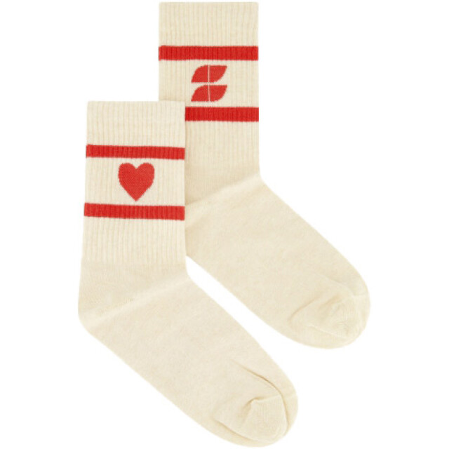 By-Bar Amsterdam Heart socks poppy red 25128402 large