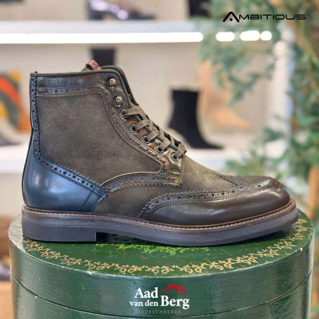 Ambitious Herenschoenen veterlaarzen 12432B BTR large